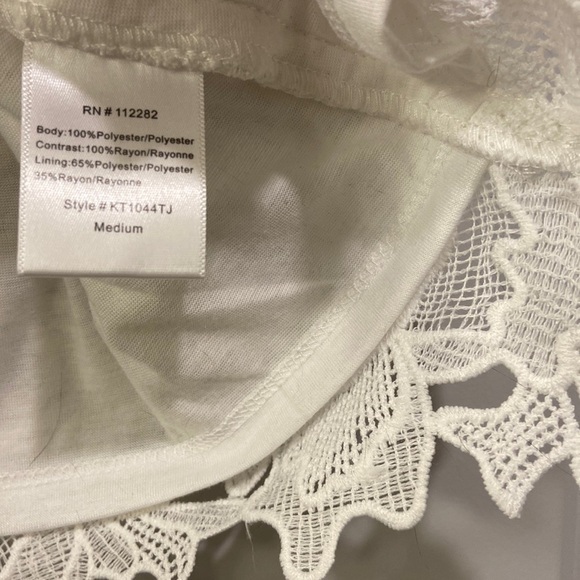 Anthropologie - Greylin - White Sleeveless Eyelet Floral Top - Picture 4 of 10